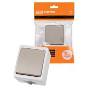 Выключатель 1-кл. открытой установки IP54 10А Вуокса  | SQ1803-0001 | TDM