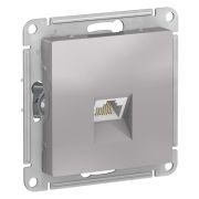 AtlasDesign Алюминий Розетка компьютерная RJ45, механизм | ATN000383 | SE