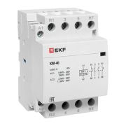 Контактор модульный КМ 40А 2NО+2NC (3 мод.) PROxima| km-3-40-22 | EKF