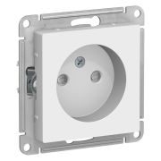 AtlasDesign Белый Розетка без заземления со шторками, 16А, механизм | ATN000149 | SE