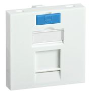 Вставка 45х45мм для 1 мод. Keystone Jack с маркером | CS6-12M | ITK