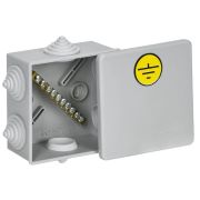 Коробка КУП КМ41360 85х85х40мм IP44 6 вв. (7035) | UKO21-085-085-040-K41-44U | IEK