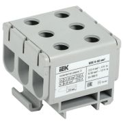 Клемма вводная силовая КВС 6-50 кв.мм. 3-ряд. сер. IEK YZN14-050-K03