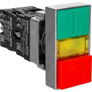 Кнопка двойная «Пуск-Стоп» NP2-EL8325 1НО+1НЗ AC230В IP40 (R) CHINT 574114