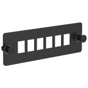 Планка для 6-ти адаптеров оптических SC или LC-Duplex черн. ITK OP05-6SC