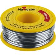 Припой 93 781 NEM-Pos05-63K-1.5-K50 (ПОС-63 катушка 1.5мм 50г) NAVIGATOR 93781