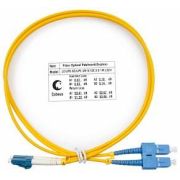 Шнур оптический FOP(d)-9-LC-SC-1m duplex LC-SC 9/125 sm 1м LSZH Cabeus 7352c