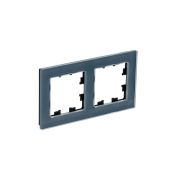 Рамка 2-м AtlasDesign Nature натур. стекло грифель SE ATN360702