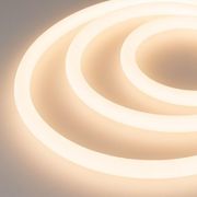 Лента светодиодная MOONLIGHT-TOP-M560-D13mm 24V Warm 2700К 360deg 8.6Вт/м IP65 wire x1 прямой вывод кабеля герметичная (уп.5м) Arlight 039552