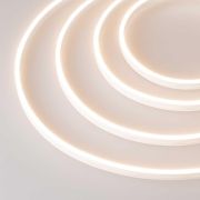 Лента светодиодная MOONLIGHT-SIDE-A168-4x10mm 24V Warm 3000К 7.2Вт/м IP65 wire x2 прямой вывод кабеля герметичная (уп.5м) Arlight 037553