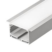 Профиль SL-LINIA62-F-2500 ANOD+OPAL L2500 с экраном алюм. Arlight 020470