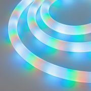 Лента светодиодная SPI-MOONLIGHT-TOP-F180-D25mm 12V RGB-PX2 360deg 20Вт/м IP65 3535 wire x1 прямой вывод кабеля 3м Arlight 037564