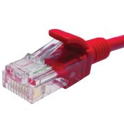 Патч-корд UTP 5e 4х2 26AWG (7х0.16мм) Cu LSZH 2м красн. SUPRLAN 10-0153