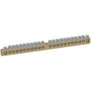 Шина NO-122-36 PEN земля-ноль 8х12мм 22/1 латунная крепеж по центру Эра Б0047252