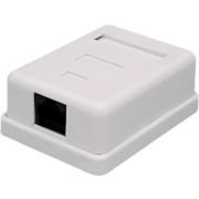 Розетка компьютерная 8P8C (RJ-45) UTP кат.6 1 порт SUPRLAN 10-0355