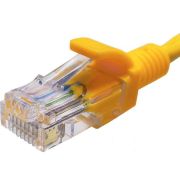 Патч-корд UTP 5e 4х2 26AWG (7х0.16мм) Cu LSZH 2м желт. SUPRLAN 10-0163