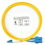 Патч-корд оптический FOP(d)-9-LC-SC-2m duplex LSZH LC-SC 9/125см 2м Cabeus 7353c