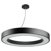 Светильник светодиодный Geometria Ring SPO-134-B-40K-056 56Вт 4000К IP40 800х800х80мм подвесной драйвер внутри черн. Эра Б0058905