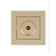 Розетка ТВ проходная VESNA зол. LEZARD 742-3688-129
