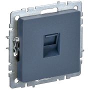 Розетка компьютерная СП RJ45 кат.6 BRITE РК11-БрМ механизм маренго IEK BR-K10-2-K35