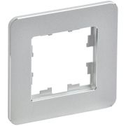 Рамка 1-м BRITE РУ-1-1-Бр метал. алюм. RE IEK BR-M12-M-01-K47