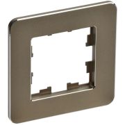 Рамка 1-м BRITE РУ-1-1-Бр метал. латунь RE IEK BR-M12-M-01-K49