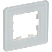 Рамка 1-м BRITE РУ-1-2-Бр стекло бел. RE IEK BR-M12-G-41-K01