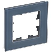 Рамка 1-м BRITE РУ-1-2-Бр стекло маренго матов. IEK BR-M12-G-31-K35