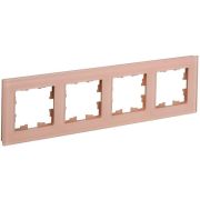 Рамка 4-м BRITE РУ-4-2-БрП стекло перс. матов. IEK BR-M42-G-31-K96