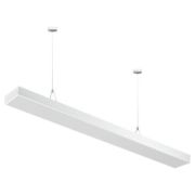 Светильник светодиодный Geometria Block SPO-115-W-40K-036 36Вт 4000К 3100лм IP40 1200х100х50мм подвесной драйвер внутри бел. Эра Б0058864