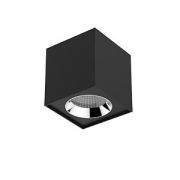 Светильник светодиодный DL-02 Cube 125х135 20Вт 3000К 35град. накладной RAL9005 черн. муар VARTON V1-R0-T0360-20000-2002030