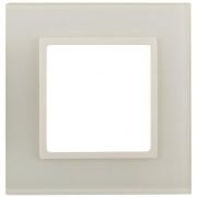Рамка 1-м 14-5101-02 стекло Elegance сл. кость+сл. кость ЭРА Б0059167
