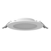 Светильник светодиодный DL-01 Slim 160мм 15Вт 4000К 176x39мм IP65/40 круглый встраив. с опаловым рассеив. RAL9003 бел. муар VARTON V1-RF-00083-10000-6501540