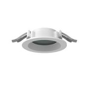 Светильник светодиодный DL-01 Pro 100мм 10Вт 4000К 120x49мм IP65/40 круглый встраив. RAL9003 бел. муар с защитным силикатным стеклом VARTON V1-RF-00111-GL000-6501040