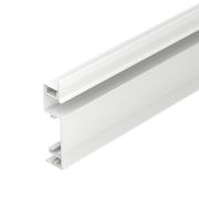 Профиль PLINTUS-H73-F-2000 WHITE L2000 алюм. Arlight 043592
