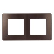 Рамка 2-м 12-5102-13 сатин бронза Эра Б0052516