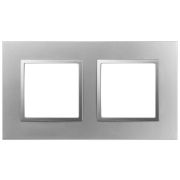 Рамка 2-м Elegance 14-5012-03 Classic алюм. Эра Б0060578