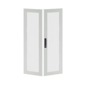 Дверь двустворчатая для IT-CQE 1400х600 перфорир. RAL7035 DKC RGITCPMD1460
