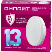 Лампа светодиодная 90 430 OLL-GX53-13-230-6.5K (PRO 90-240В) ОНЛАЙТ 90430