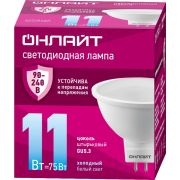Лампа светодиодная 90 434 OLL-MR16-11-230-6.5K-GU5.3 (PRO 90-240В) ОНЛАЙТ 90434