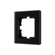 Рамка 1-местн. гориз. VESNA стекло черн. LEZARD 742-5880-146