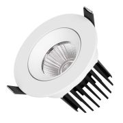 Светильник светодиодный MS-ATOLL-BUILT-TURN-R94-10W Day4000 (WH 36 deg 230В) IP54 металл Arlight 039067