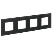 Рамка 4-м SKANDY SK-F24G стекло графит IEK SK-M42-G-K53