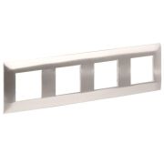 Рамка 4-м SKANDY SK-F34N металл никель IEK SK-M42-M-K50