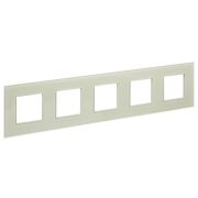 Рамка 5-м SKANDY SK-F25B стекло беж. IEK SK-M52-G-K10