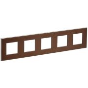 Рамка 5-м SKANDY SK-F35Br металл шоколад IEK SK-M52-M-K30