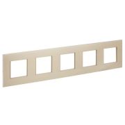 Рамка 5-м SKANDY SK-F35Sh металл шампань IEK SK-M52-M-K37