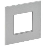 Рамка 1-м SKANDY SK-F31S металл серебр. IEK SK-M12-M-K23