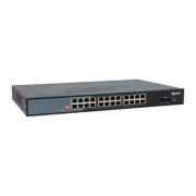 Коммутатор неуправляемый промышленный U-2GX/SFP-24GTP-R 2 порта 1000Base-X SFP 24 порта 10/100/1000Base-T(X) RJ45 c PoE монтаж в 19