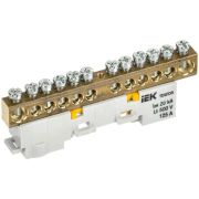 Шина PE «земля» неизол. на универс. держ. 8х12-12-Ж TEKFOR IEK TF-NN20-12-DL-K05